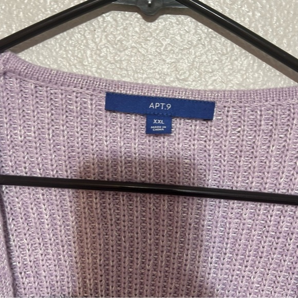 APT. 9 Long Cardigan Duster Pockets Knit - Picture 4 of 8